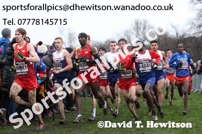 Senior mens Great Edinburgh Cross Country. Photo: David T. Hewitson/Sports for All Pics